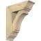 Ekena Millwork Imperial Traditional Rough Sawn Bracket w/ Offset Brace, Douglas Fir, 8"W x 24"D x 28"H BKT0806X24X28IMP01RDF - alternate 1